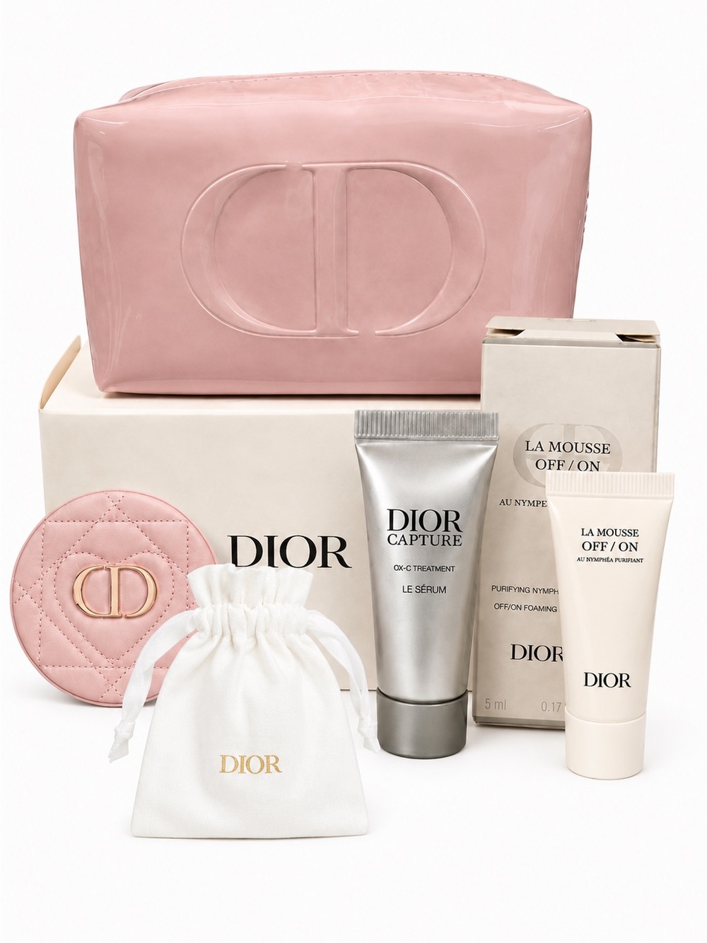 Dior Bag, Mirror & Skincare Bundle • NEW IN BOX